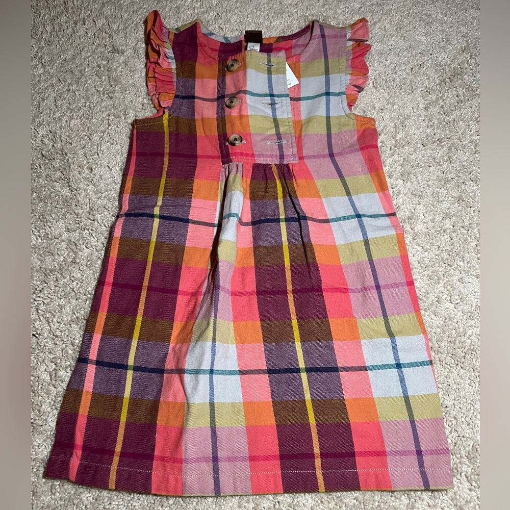 Tea Collection Multicolor Plaid Dress